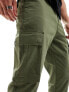 Фото #3 товара New Look cuffed cargo in dark khaki