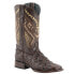 Фото #2 товара Ferrini Bronco Pirarucu Square Toe Cowboy Mens Brown Casual Boots 43393-09