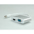 Фото #5 товара ROLINE Adapter - Mini DisplayPort - HDMI/VGA - Mini DP M - HDMI/VGA F - 0.1 m - Mini DisplayPort - HDMI + VGA (D-Sub) - Male - Female - Silver