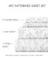 Фото #9 товара The Farmhouse Chic Premium Ultra Soft Pattern 4 Piece Sheet Set by Home Collection - Full