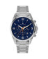 ფოტო #1 პროდუქტის Men's Liverpool Watch with Solid Stainless Steel Band, Chronograph 1-2118