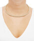 Фото #2 товара Polished Woven Link 17" Chain Necklace in 14k Gold