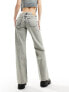 Фото #5 товара Monki Imoo low waisted wide fit jeans in beige tint