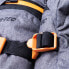 Фото #3 товара Перчатки мужские Hi-Tec Banat - водонепроницаемые, ветрозащитные, с микрофлисовой подкладкой, с эластичными лямками на запястье и отражающими элементами.