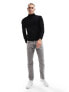 ONLY & SONS high neck jumper in black