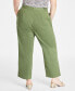 Trendy Plus Size Pleated Chino Straight-Leg Ankle Pants, Created for Macy's