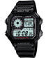 ფოტო #1 პროდუქტის Unisex Digital Black Resin Strap Watch 39.5mm