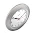 Фото #2 товара Mebus 19448 - Digital wall clock - Round - Silver - White - Plastic - Modern - Battery