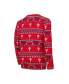 ფოტო #2 პროდუქტის Men's Red Philadelphia Phillies Knit Ugly Sweater Long Sleeve Top and Pants Set