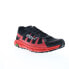 Фото #2 товара Inov-8 TrailFly G 270 001058-BKRD Mens Black Canvas Athletic Hiking Shoes 8