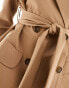 Фото #8 товара Extro & Vert tie front blazer in camel co-ord