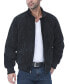 Фото #1 товара Men WWII Suede Leather Bomber Jacket - Tall