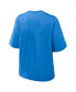 ფოტო #2 პროდუქტის Women's Powder Blue Los Angeles Chargers Boxy T-Shirt