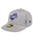Фото #1 товара Men's Gray Los Angeles Dodgers 2024 Clubhouse Low Profile 59FIFTY Fitted Hat
