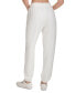 ფოტო #2 პროდუქტის Women's Fleece High Waist Drawstring Sweatpants