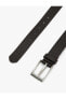 Фото #3 товара Ремень Koton Leather Belt Metal Buckle Detail