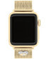 ფოტო #1 პროდუქტის Gold-Tone Stainless Steel Mesh Bracelet for 38, 40, 41mm Apple Watch