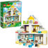 Фото #1 товара Lego 10929 Duplo Our Home 3-in-1 Set, Doll's House for Girls and Boys from 2 Years with Figures and Animals