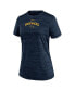 Фото #3 товара Women's Navy Milwaukee Brewers Authentic Collection Velocity Performance T-shirt