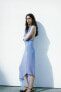 Фото #14 товара Платье асимметричного кроя с накидкой ZARA