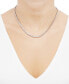 ფოტო #3 პროდუქტის Lab Grown Diamond 17-1/4" Collar Necklace (5 ct. t.w.) in 14k White Gold