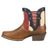 Фото #3 товара Justin Boots Chellie Patriotic Ankle Womens Size 6 B Casual Boots L9522