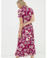 Fat Face Women's Aster Wallpaper Floral Midi Dress