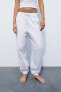 Heavy cotton jogger trousers