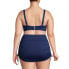 ფოტო #8 პროდუქტის Plus Size Twist Front Underwire Bikini Swimsuit Top Adjustable Straps