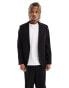 ASOS DESIGN oversized suit jacket in black Черный, Chest 40 Regular - фото #7