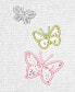 Textiles Turkish Cotton Mariposa Embellished Towel Set, 3 Piece