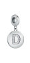 Steel pendant letter "D" Drops SCZ1157