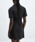 ფოტო #2 პროდუქტის Women's Belt Shirt Dress