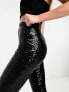 Фото #3 товара Commando sequin flare leggings in black