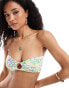 Фото #2 товара Kulani Kinis x Lexi Hidalgo strapless bandeau bikini top in Desert Disco