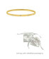 ფოტო #2 პროდუქტის Gold Tarnish Resistant Bangle Stacker