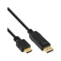 Фото #1 товара InLine 20pcs Bulk-Pack DisplayPort to HDMI converter cable - black - 3m