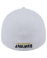 Фото #4 товара Men's White Jacksonville Jaguars Throwback Iced 39THIRTY Flex Hat