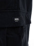 Vans baggy cargo tapered trousers in black