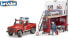 Фото #2 товара Игровой набор Bruder Пожарная часть с джипом Land Rover и пожарником 62701