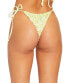 Фото #2 товара Volcom Women's Check Her Out Tiny Bikini Bottom Swimwear Limeade Size M 304345