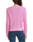 Фото #2 товара Hannah Rose Honeycomb Knit Cashmere-Blend Sweater Women's