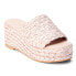 Фото #4 товара BEACH by Matisse Peony Platform Womens Pink Casual Sandals PEONY-690