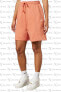 Фото #1 товара Sportswear Ess. Collt. Fleece High-Waisted Yüksek Belli Bol Kesim Turuncu Rengi Kadın Spor Şort