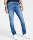 Фото #4 товара Men's Skinny-Fit Medium Wash Jeans, Created for Macy's
