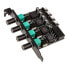 Фото #4 товара Lamptron CP436 - 4 channels - Black,Green - Rotary - 3-pin connector,4-pin connector - Molex (4-pin) - 2 - 12 V