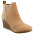 Фото #2 товара TOMS Kelsey Wedge Booties Womens Size 5 B Casual Boots 10015787