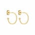 Gold-plated round earrings 3in1 TJ-0056-E-18