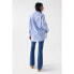 ფოტო #2 პროდუქტის SALSA JEANS Striped Oversized Long Sleeve Shirt