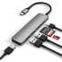 Satechi Type-C USB Passthrough HDMI Hub V2"Space Grau USB-C auf HDMI